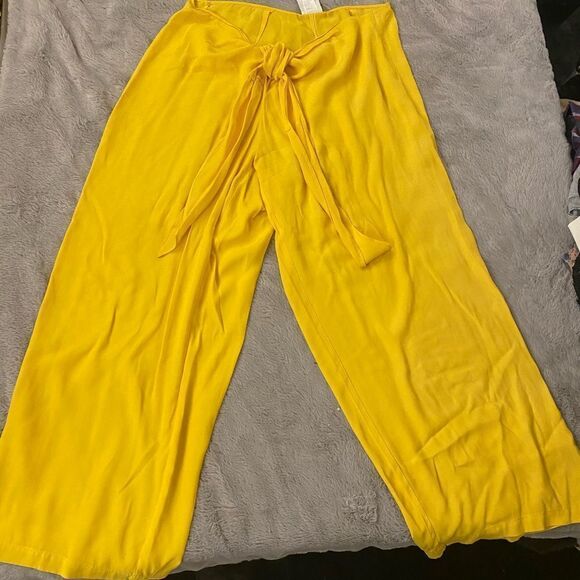 La Perla Aquasuit flare yellow pants , size XL - Picture 1 of 5